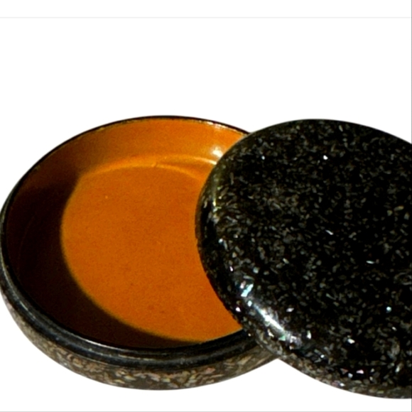 Black Multicolor Iridescent Trinket Holder, Jewelry, Small Items, Multi-use - Picture 3 of 4